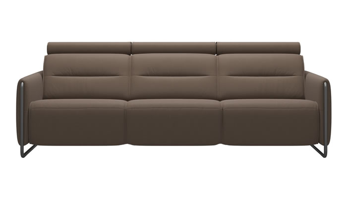 Stressless Emily 3 Seater Sofa in Batick Mole Leather